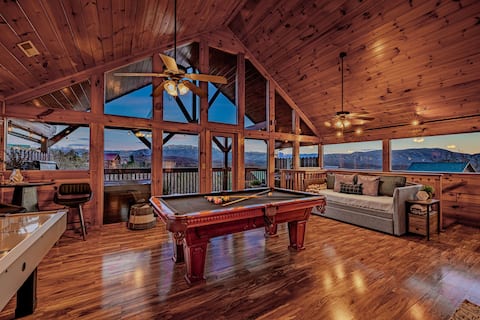 Top performing Airbnb: Elevated Cabin Luxury with Smoky Mountain View! in Tennessee