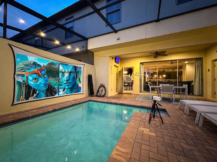 Pool Movies|free Pool Heat & Bbq|mins To Clubhouse - Florida