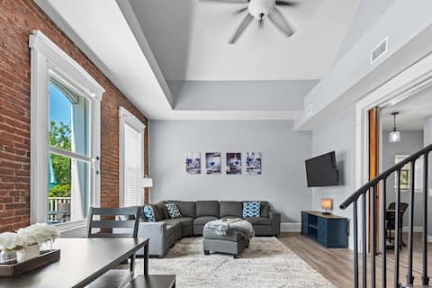 Main Street Balcony Apartment!