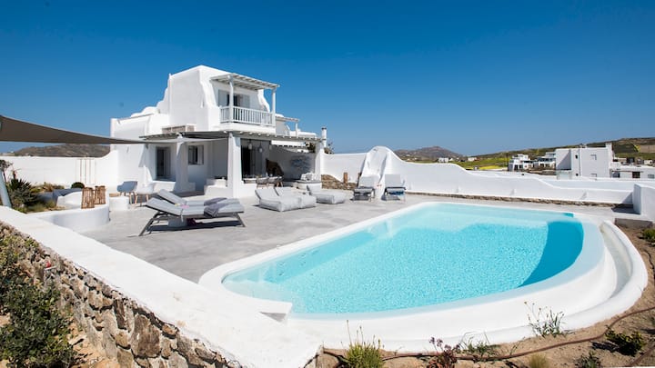 Ambiente Villas -3 Bd Villa Mykonos-elia - Mykonos Region