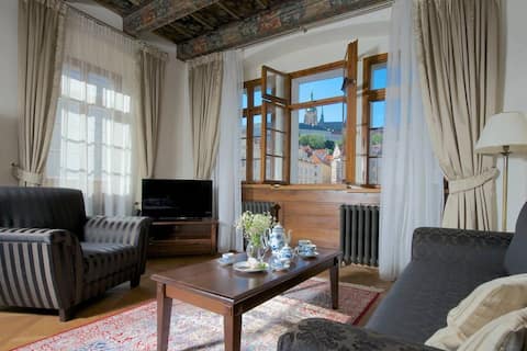 Top Airbnb: Amazing Prague Castle view Two bedroom apartment in Malá Strana