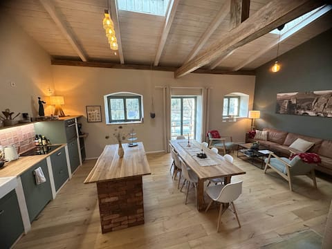 Apartment Akelei with sauna, mini pool and garden