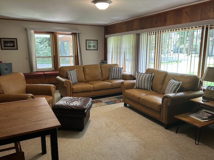Lake Access!  Twin Birch Resort - Kodiak Cabin - Honor, MI