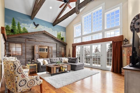 Sprawling Retreat w/ Game Room & Expansive Decks!