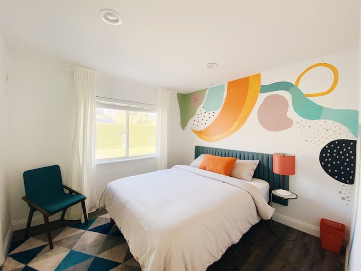 Dormitorio 4: habitación naranja