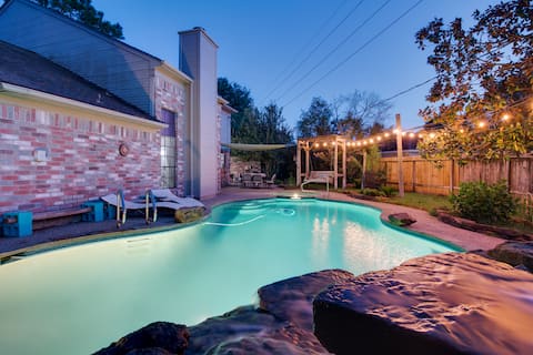 Heated Pool + Hot Tub • Game Room | Near Woodlands