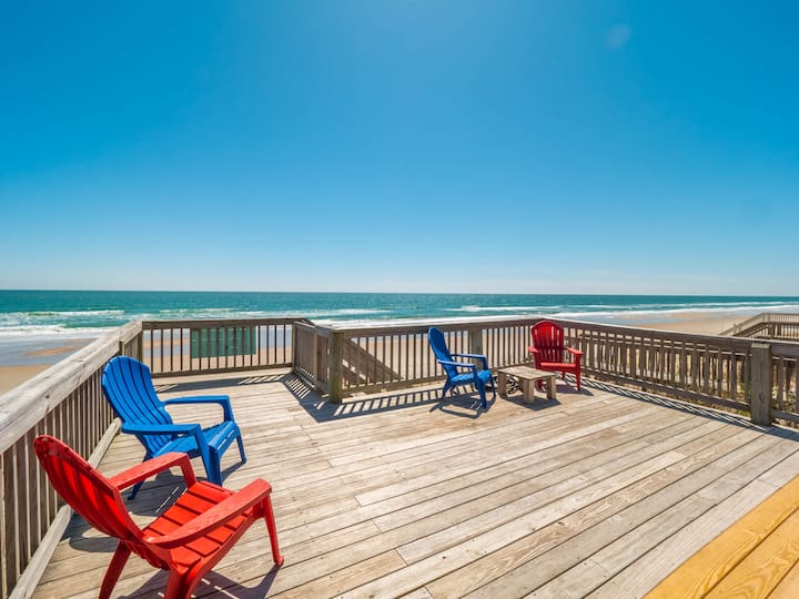 Beach Therapy | Oceanfront, Pet Friendly! - Surf City, NC