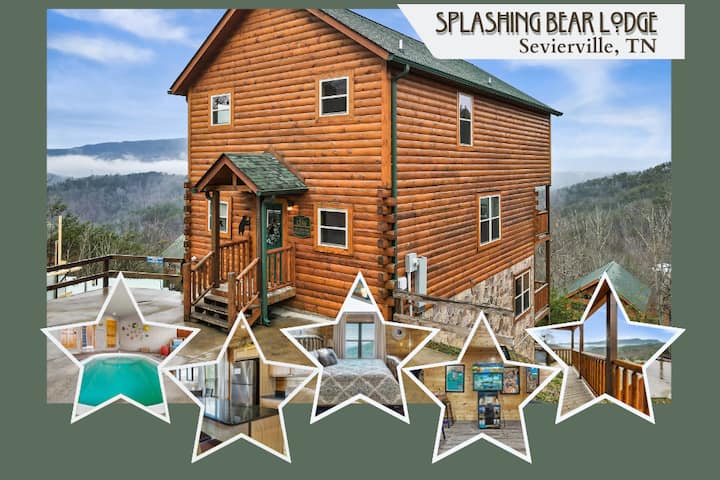 Pet Friendly|Private Indoor Pool| Wi-Fi|Game Room - Cabins for