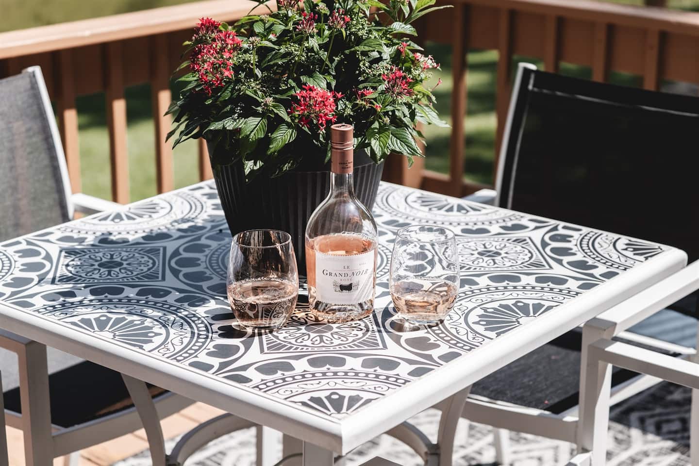 Pour two glasses at the patio table and let a slow afternoon on the deck be the only plan you need.
