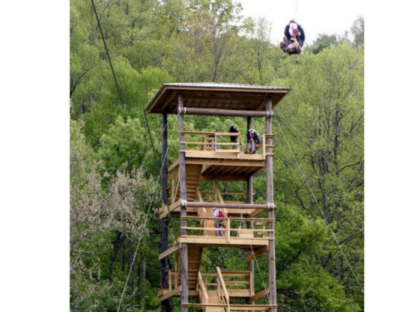 Zip through the treetops on a Blue Ridge Canopy Tour.
