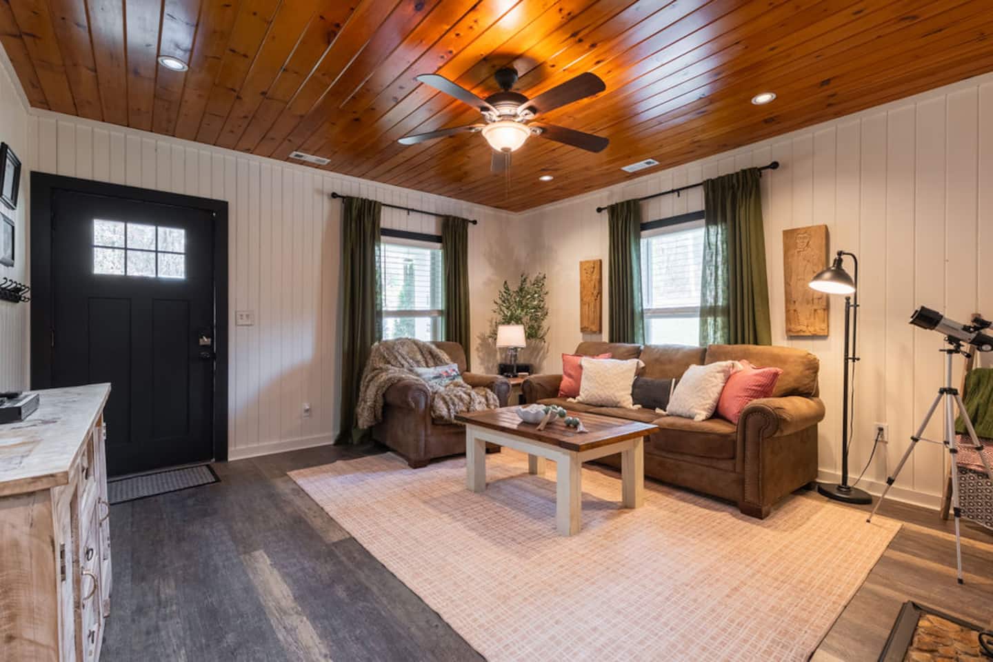 Claim your favorite spot in the refreshed living room.