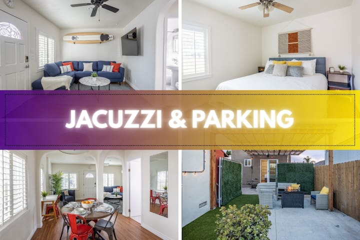 Rosy Beach Bungalow – 3blocks2beach, Free Parking!