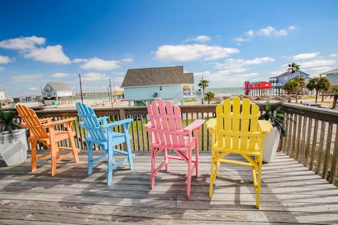 Top performing Airbnb: Ocean Palms Beach House-Steps to the Beach! in Alvin