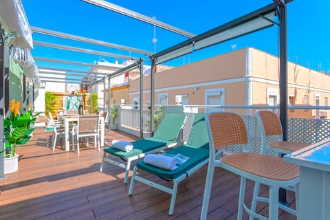 Great penthouse in cadiz. Mercado Central Terrace