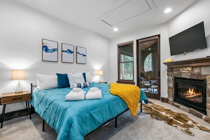 Hot Tub Suite features direct access to the patio and hot tub!