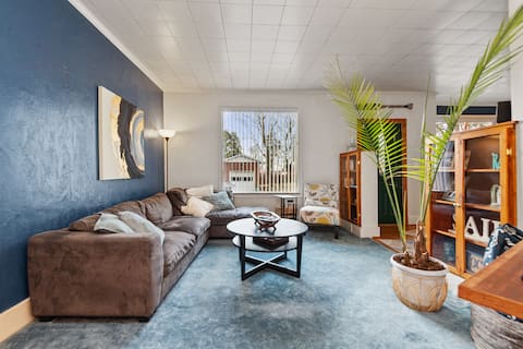 Cheerful Home on an Acre of Land | Fire Pit