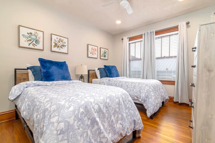 Lits jumeaux, offrant beaucoup d'espace et de confort.