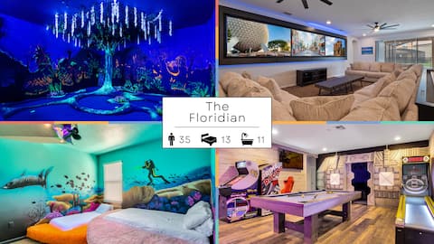 Charming retreat w/ theater, arcade & pool