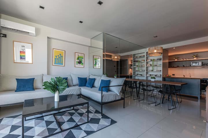Mot Rentals  + Segui 3900 'D' - Lux 2 Bd Duplex Palermo Chico - Buenos Aires