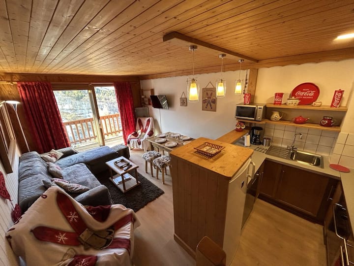 Appartement 6 Pers, Proche Pistes Et Centre, Vue - 梅里貝勒