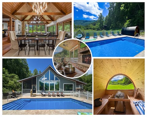 Pool, Sauna, Flat Yard. Celebrations welcome!
