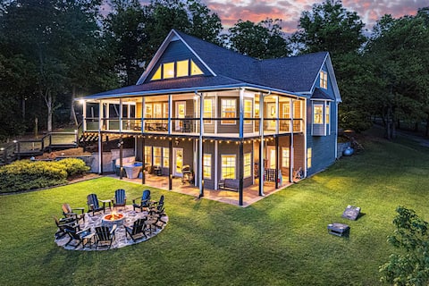 Your HGTV Lakefront Designer Home Awaits!