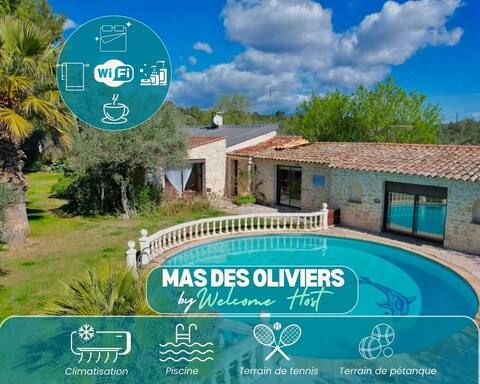 Mas des Oliviers: Pool, Tennis & Petanque