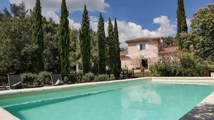 Villa Avec Piscine Privée, Clansayes - Drôme - Valaurie