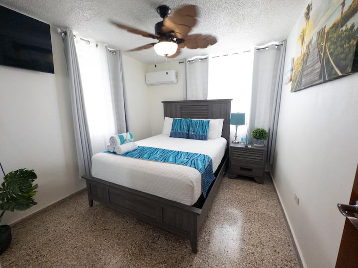 Tranquil Bedroom: Bright, airy retreat with modern decor and serene views for restful nights!