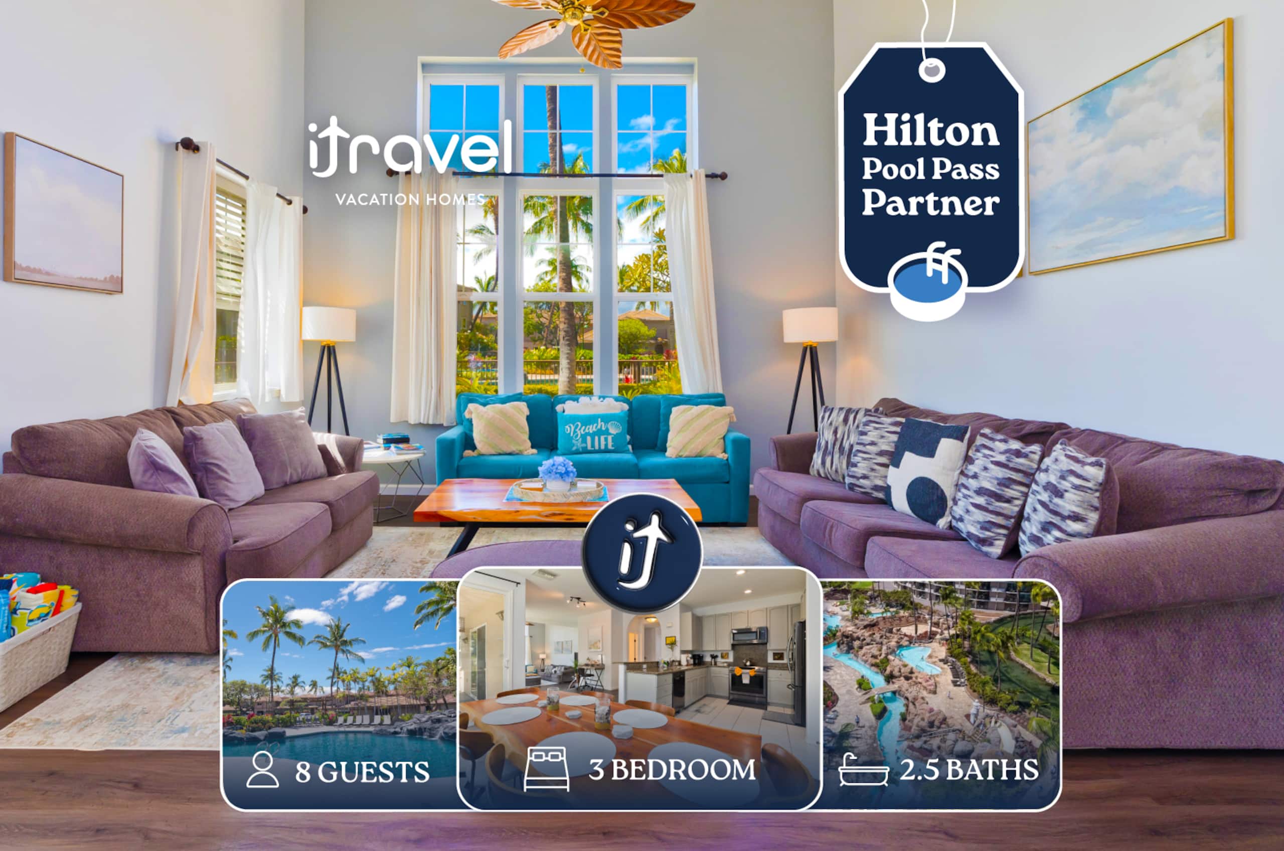 Hilton Pool Pass Incl Stylish & Comfy - Sea La Vie - Photo 1