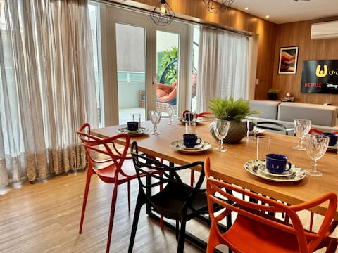 Amazing Duplex, 2 Bedrooms, balcony, 2 parking spaces, Batel