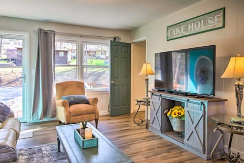Lakefront Gem w/ Screened Porch + Game Room!