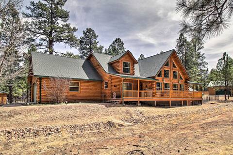 Family Game Room: Spacious Overgaard Cabin