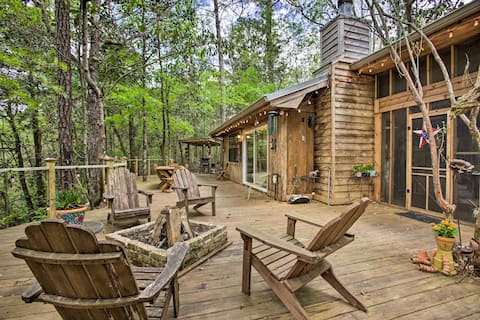 Enchanting 'Whitney Cabin' w/ Beach & Creek!