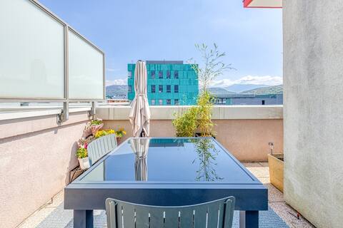 Superb apartment, balcony, air conditioning