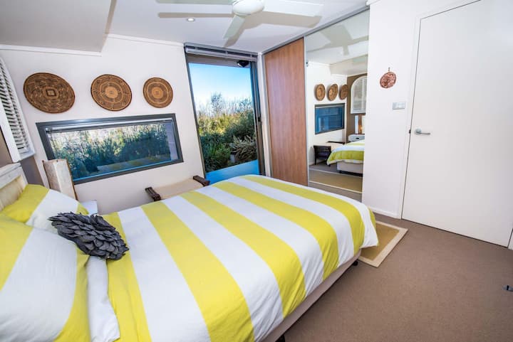 Second bedroom looking across national park