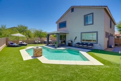 1/2 Mi to Lake: Family Home w/ Hot Tub in Goodyear