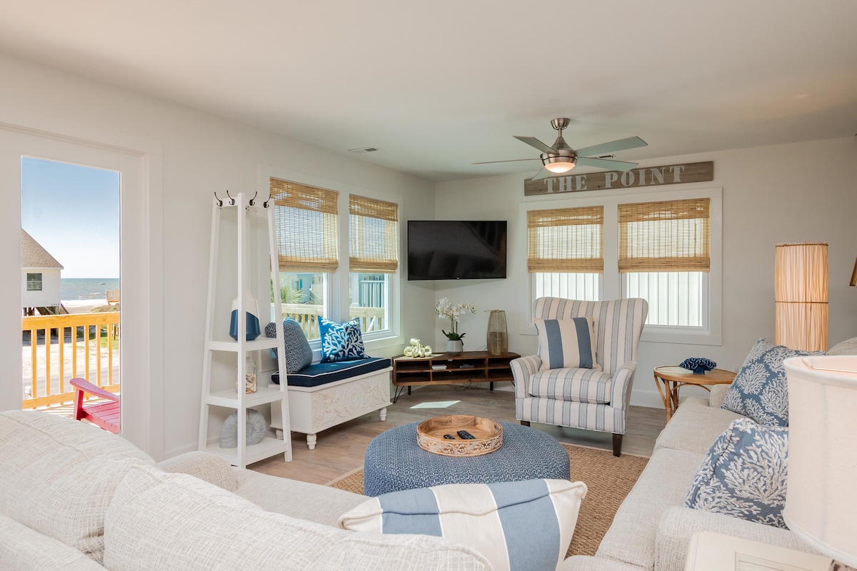 Barrycuda: Pool, Hot Tub, Ocean View on Oak Island