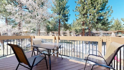 Hot Tub & Pool | Woodstove, Deck & Shuttle Stop