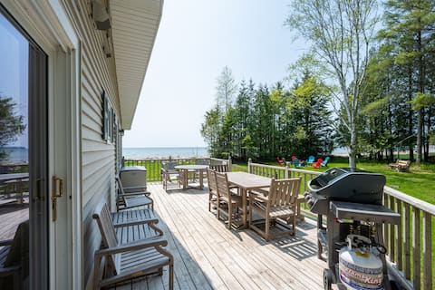 Lake MI Sunrises | Walk to Town | Fireside Nights