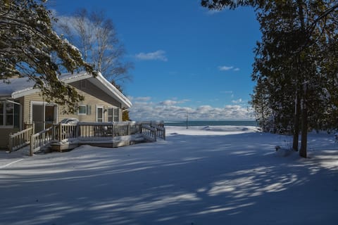 Lake MI Sunrises | Walk to Town | Fireside Nights