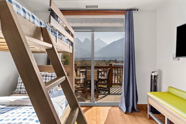 Chambre avec lits superposés