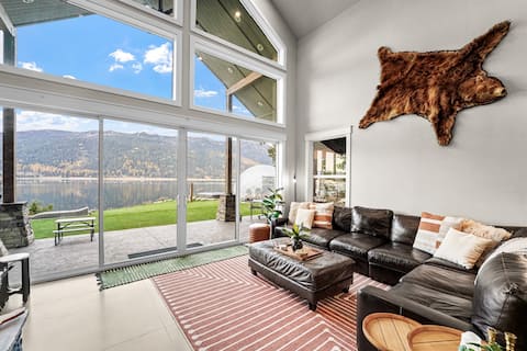 -Lakehouse Trampoline-Hot Tub-Sauna-Climbing Wall