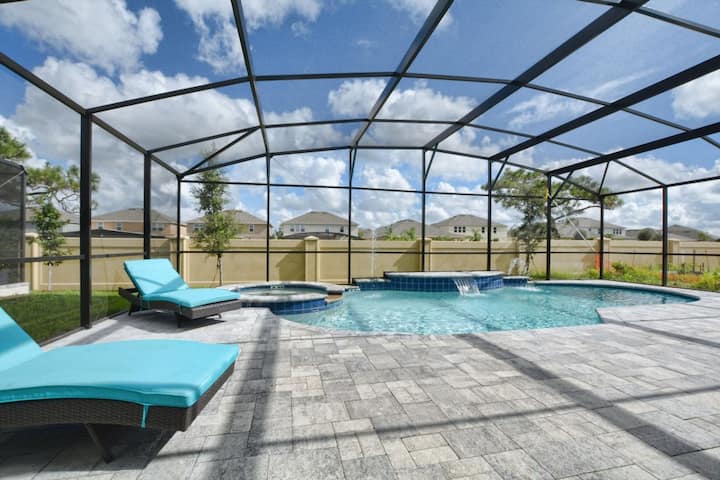 Luxury 6br Disney Villa | Pool, Spa, Game Room, Sleeps 16+1859sn - St. Cloud, FL