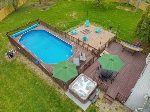 The Retreat - Private Pool-Spa-Firepit-Gameroom