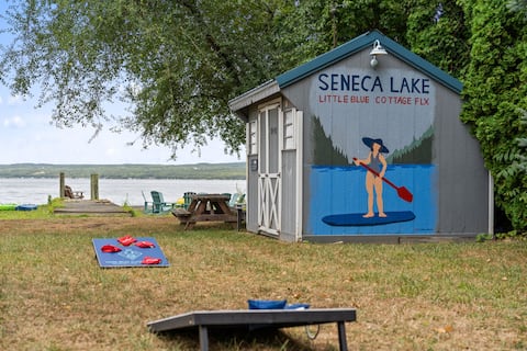 Lakefront &Wine Trails: Little Blue Cottage FLX