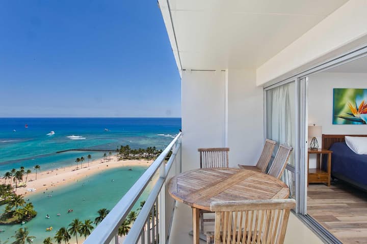 Ilikai 2138 Prime Ocean, Lagoon & Waikiki Beach Vi - 호놀룰루