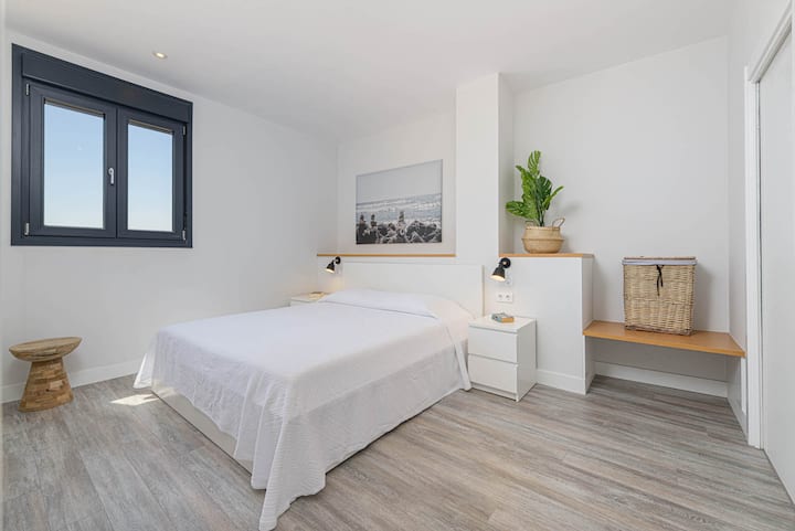 Chumba cha kulala mara mbili na bafu ya chumbani