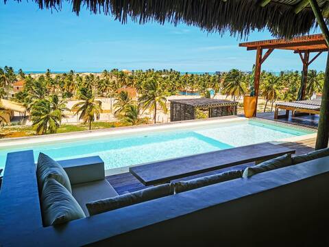 La Villa Dune, a luxury with spectacular sea view and coconut grove ! A Unica Experience!