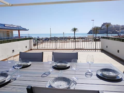 Apartment duplex Peniscola Playa 8 Persons